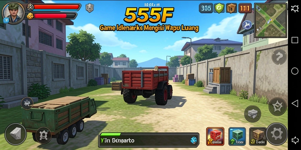 Tampilan gameplay <strong>555F</strong> yang menarik dan interaktif bagi pemain Idle.