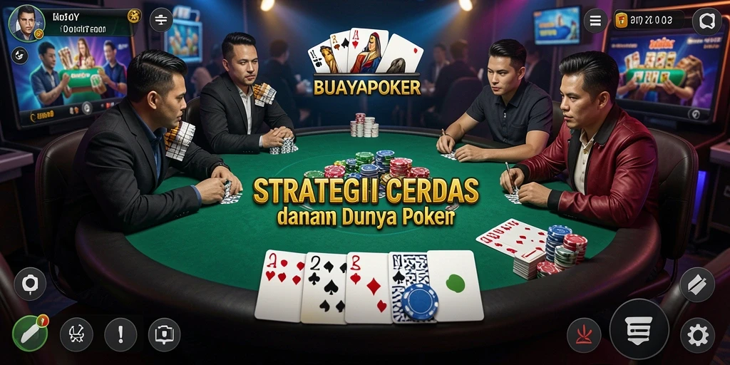 Gameplay seru dan strategi menegangkan di BUAYAPOKER.