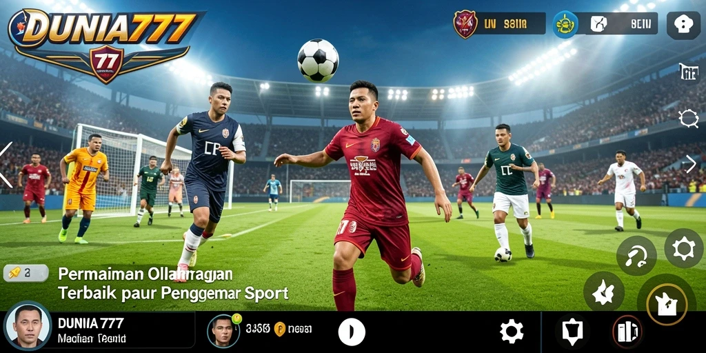 Gameplay menegangkan dengan atmosfer olahraga yang kental.