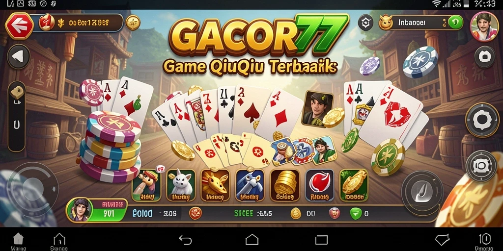 Tampilan gameplay QiuQiu yang seru dan menarik di GACOR77.