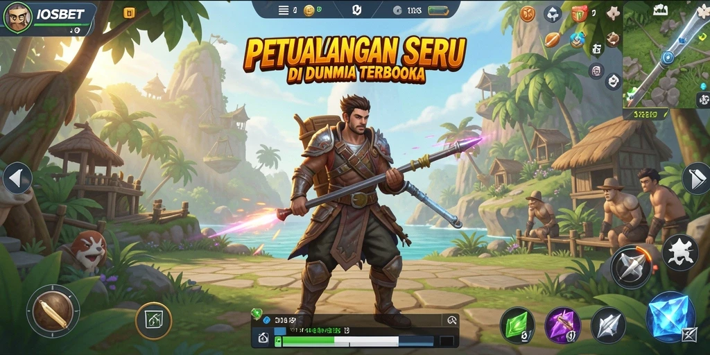 Gameplay dinamis dalam dunia terbuka yang luas dan interaktif.