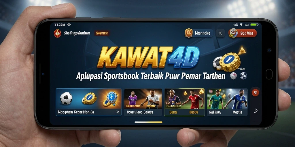 Tampilan menarik dari gameplay Sportsbook di aplikasi KAWAT4D.