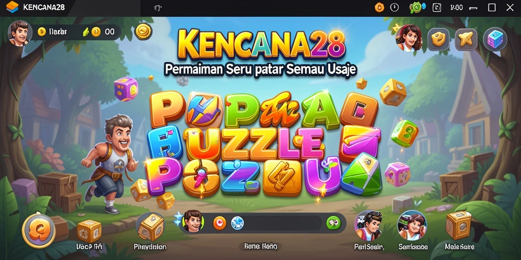 Tangkapan layar utama KENCANA28 menampilkan gameplay menantang dan seru.
