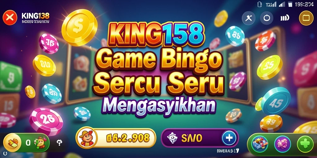 Tampilan gameplay KING138 dengan suasana Bingo yang seru.