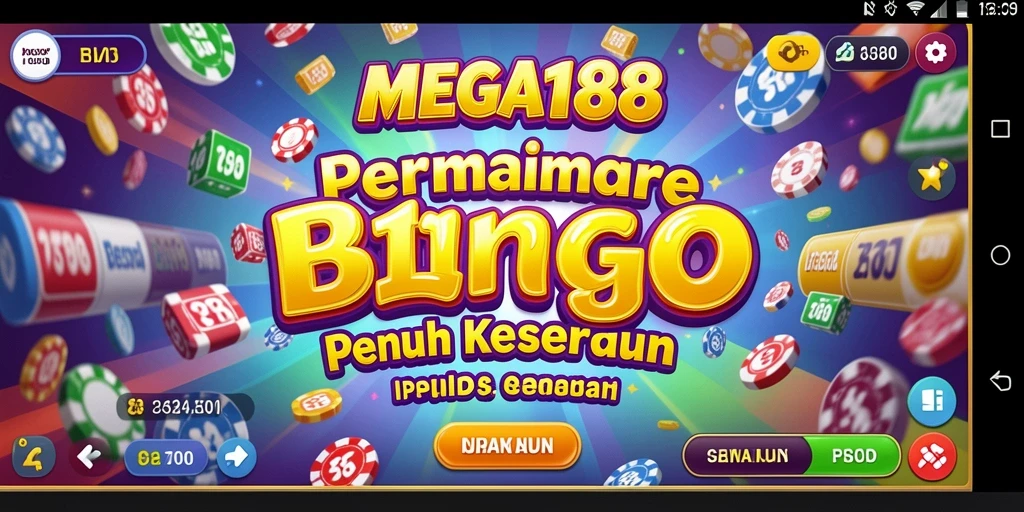 Screenshot gameplay MEGA188 menunjukkan keseruan permainan Bingo yang mengasyikkan.