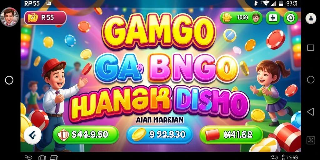 Tampilan gameplay seru dan penuh warna dari RP55 yang menarik.