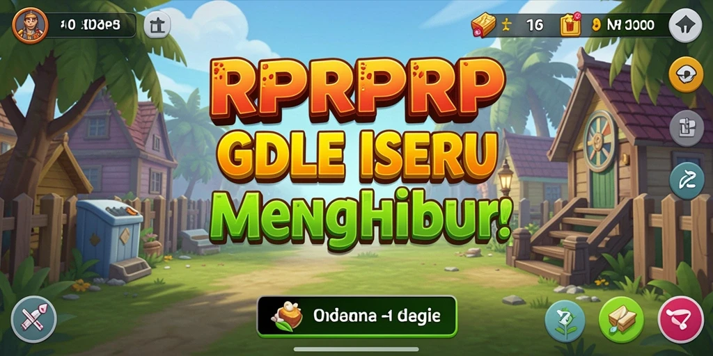 Tampilan gameplay yang menarik dalam RPRPRP yang membuat pemain betah.