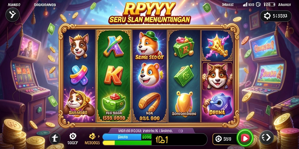 Tampilan gameplay RPYYY yang menarik dan penuh warna dalam permainan Slot.