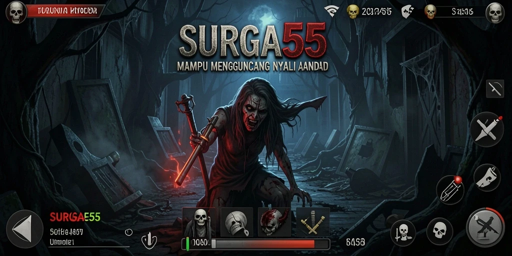 Gameplay SURGA55 yang mencekam dan menegangkan.
