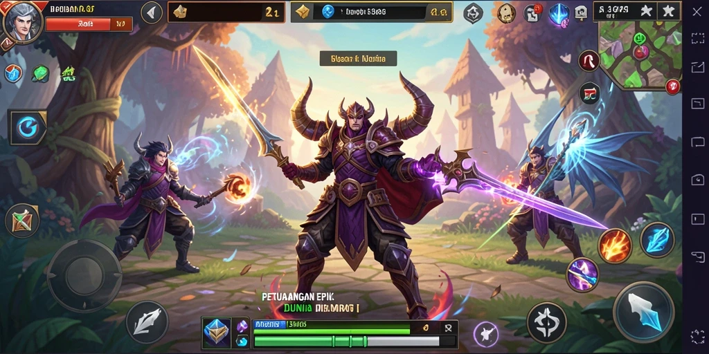 Tampilan gameplay menakjubkan dari SVIP5 yang penuh aksi.